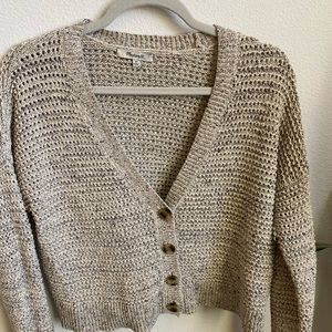 Beige knit Madewell sweater